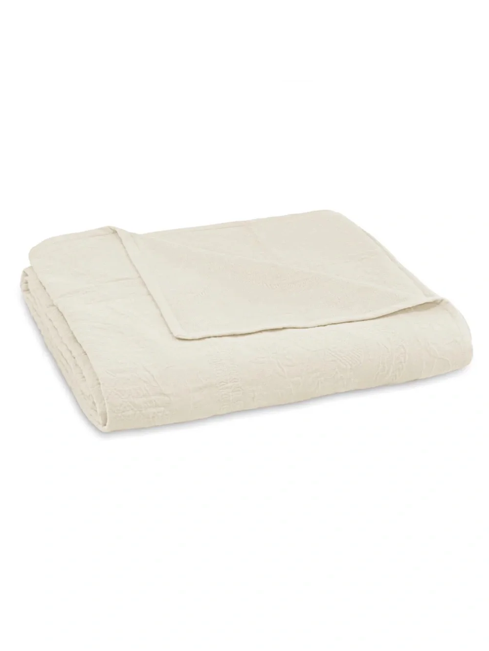 Historic Charleston King Charles Ivory King Cotton Matelasse Coverlet